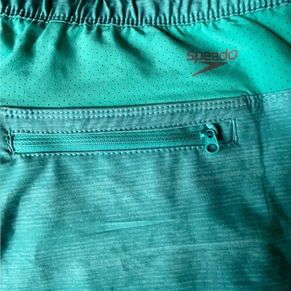 ROCK BOTTOM! NEW Mens Speedo TechVolley Lined Swim Trunks / Swimsuit, Aqua, XL - Picture 6 of 9
